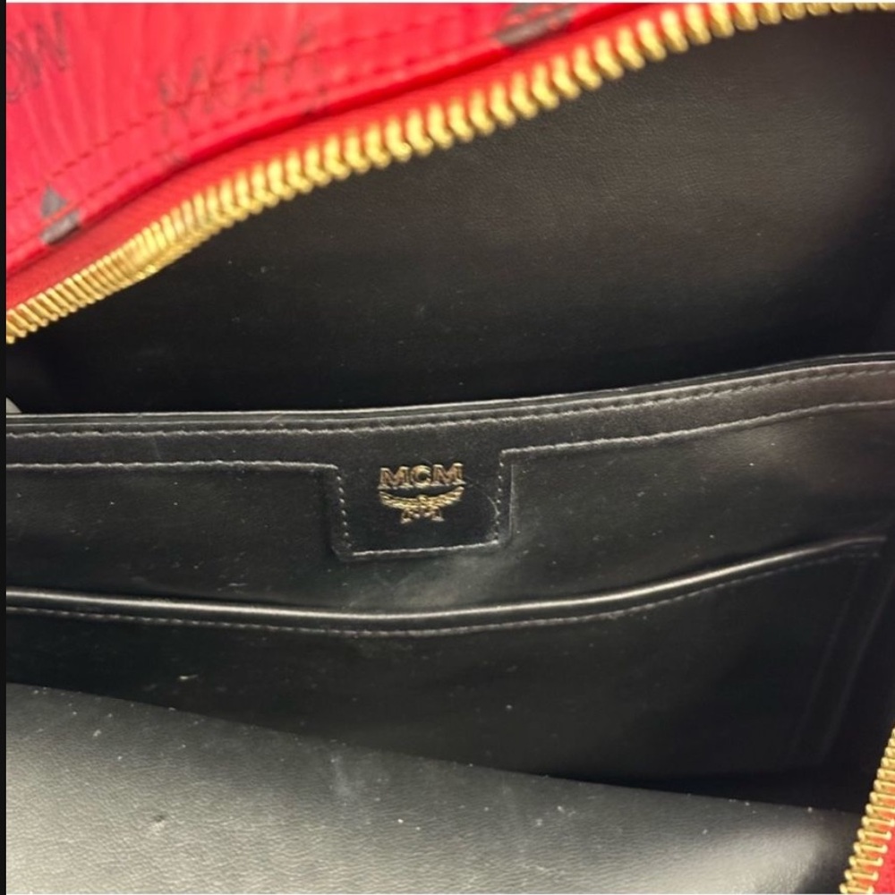 Mcm Red Backpack - image 6